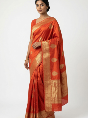 Banarasi fabric semi katan soft silk sarees Light weight soft