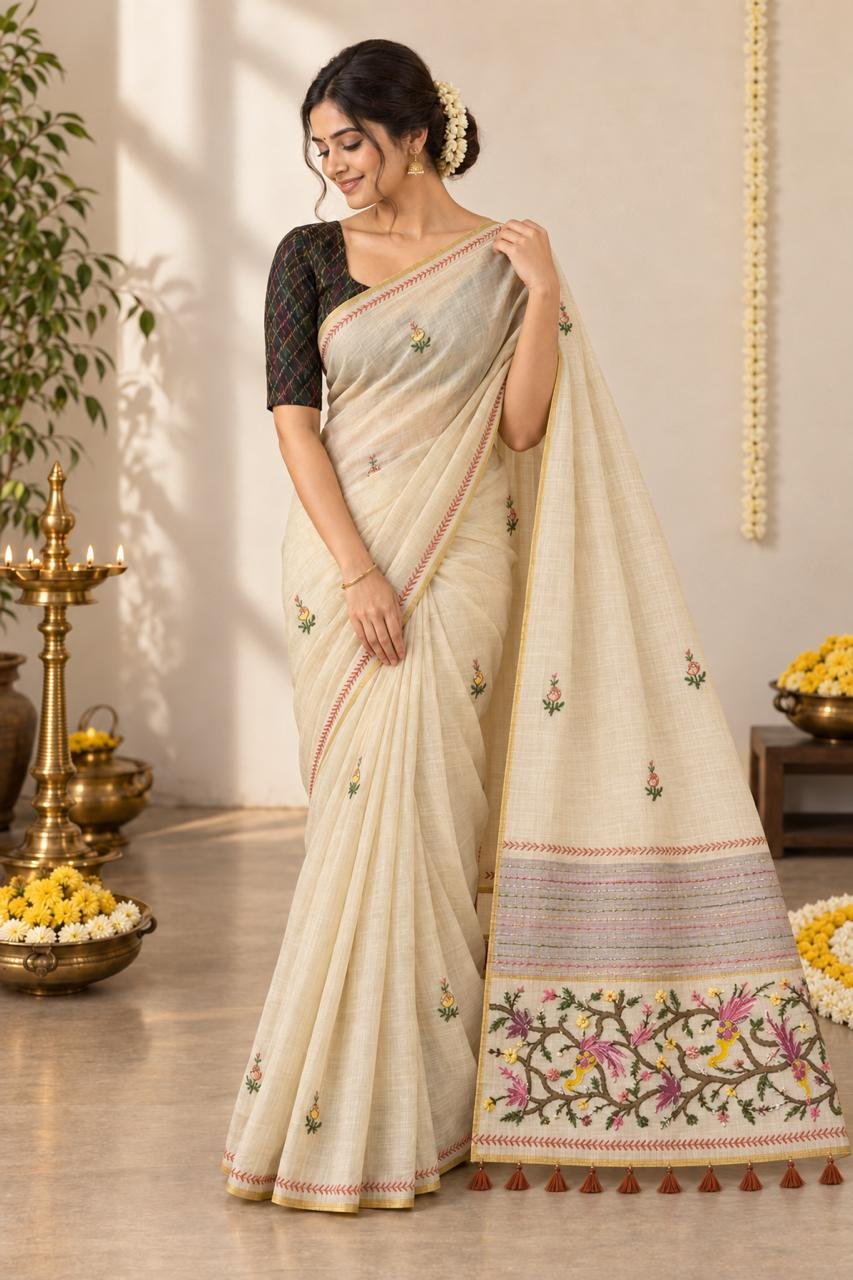 Handmade Muga Cotton - Akruthi