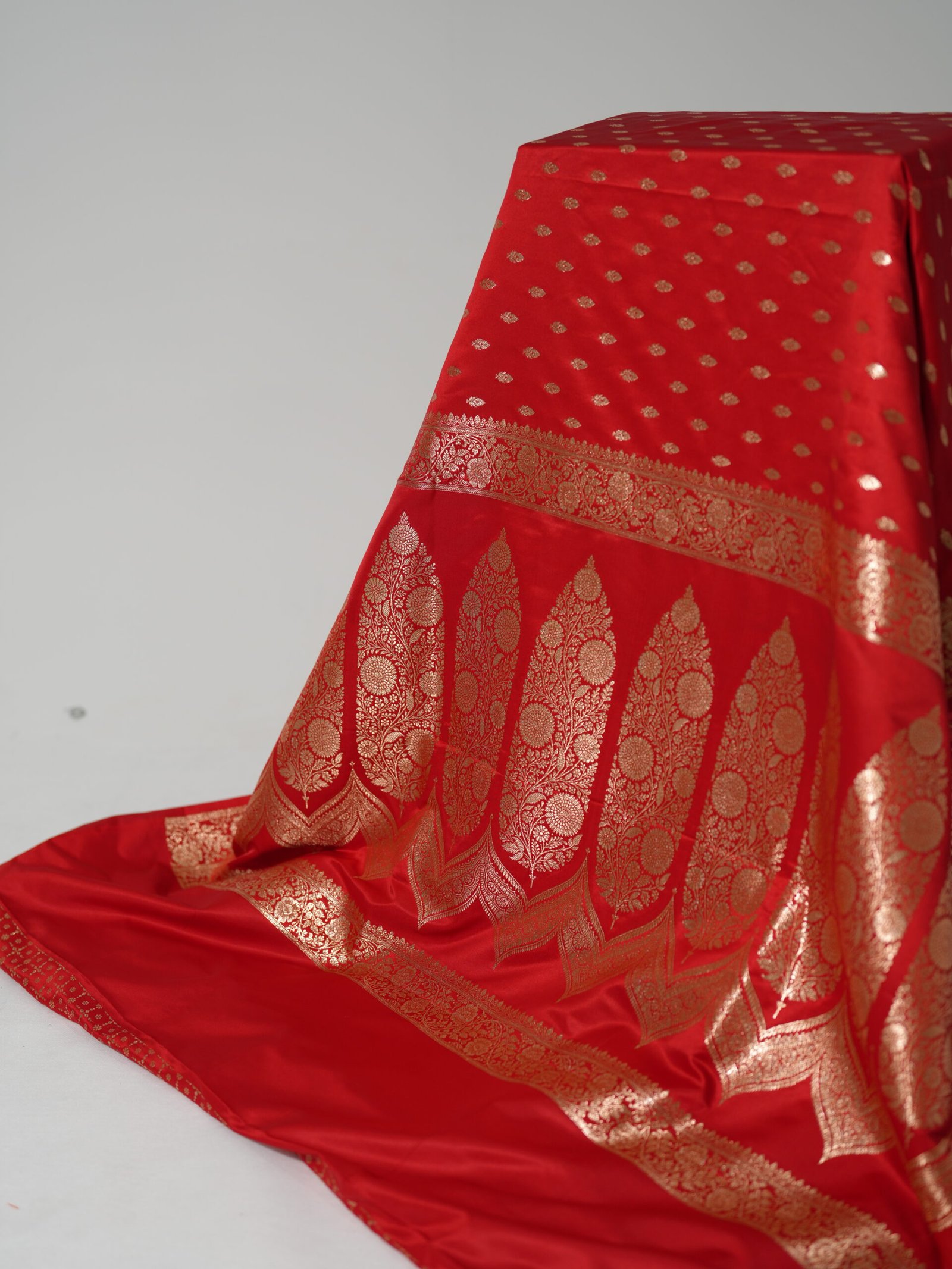 Mashru Katan Silk Saree - Bridal Collection