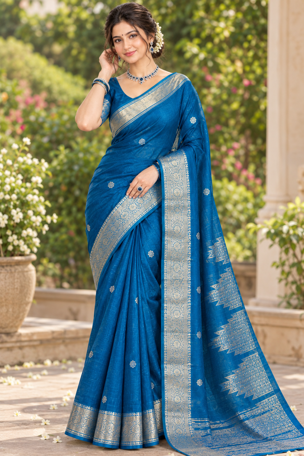 Ziva Silk Saree - Manya