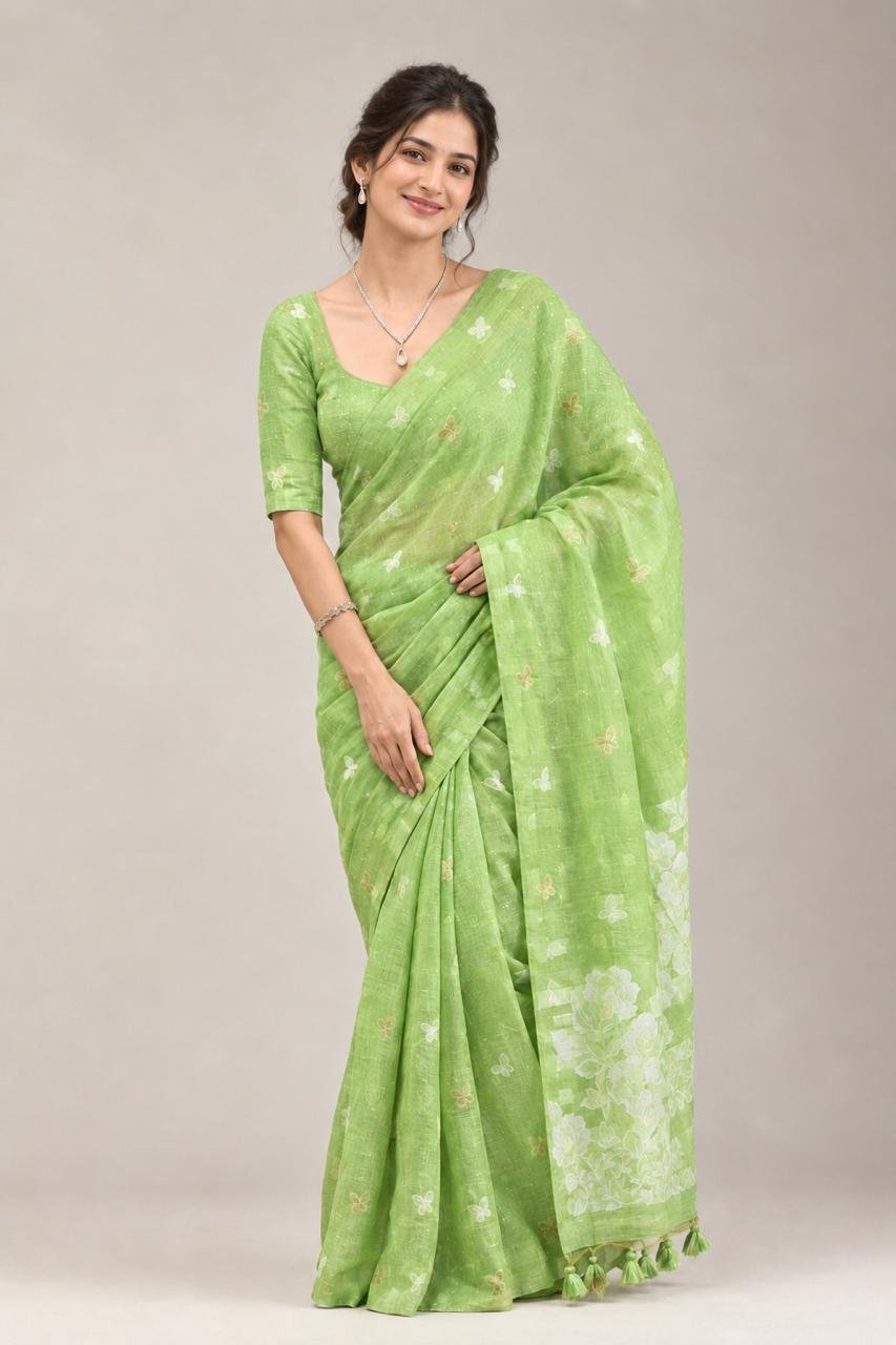 Chanderi Cotton Silk Saree - Mridula