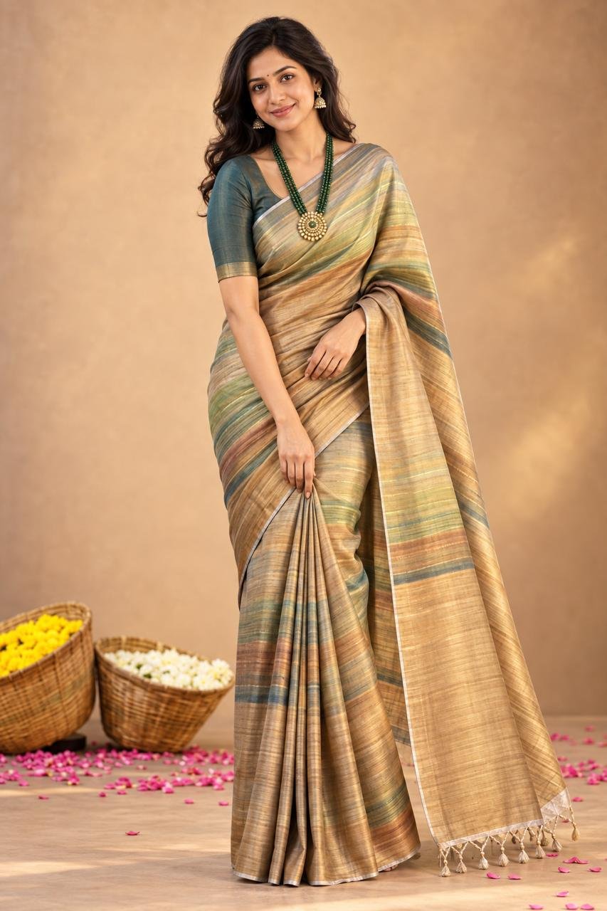 Tussar Silk Saree - Radhika