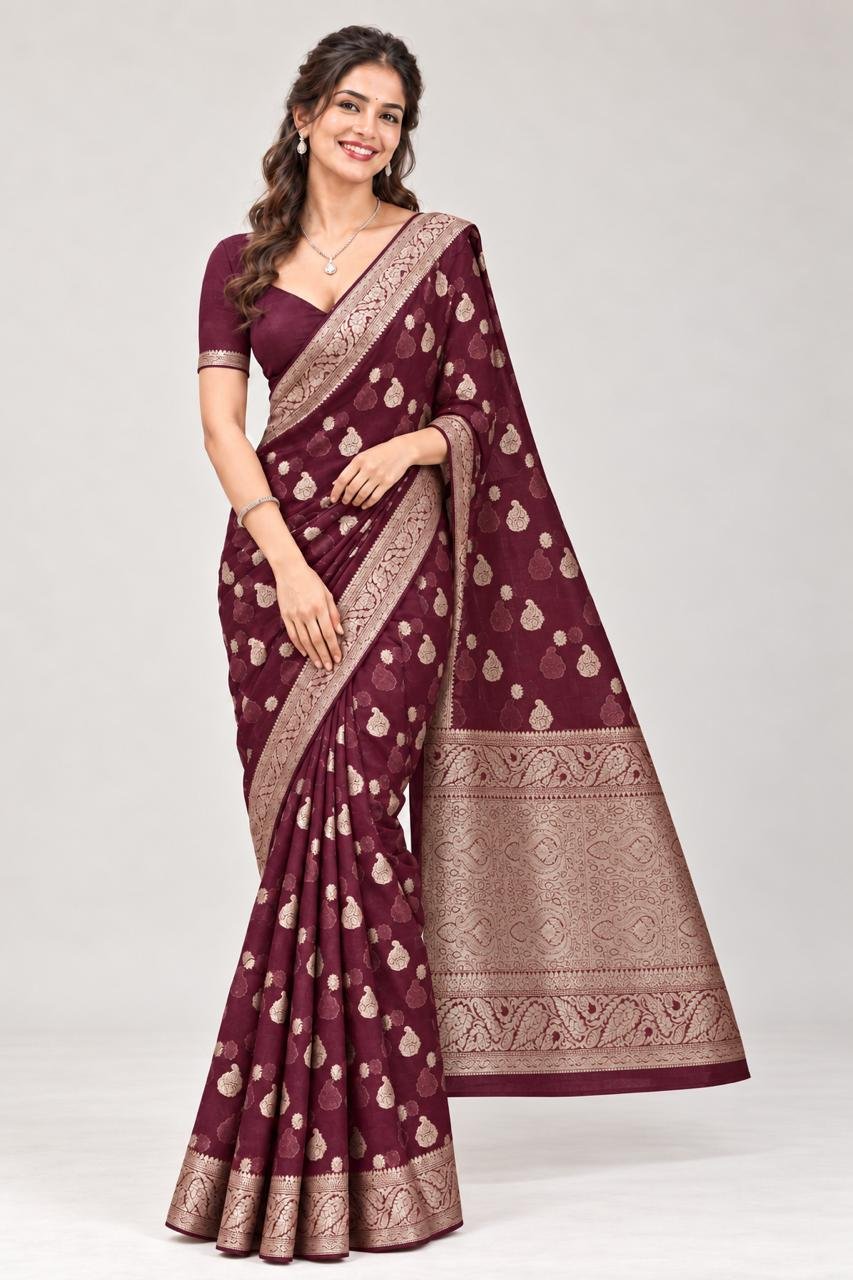 Kora Organza Silk Saree - Ragini