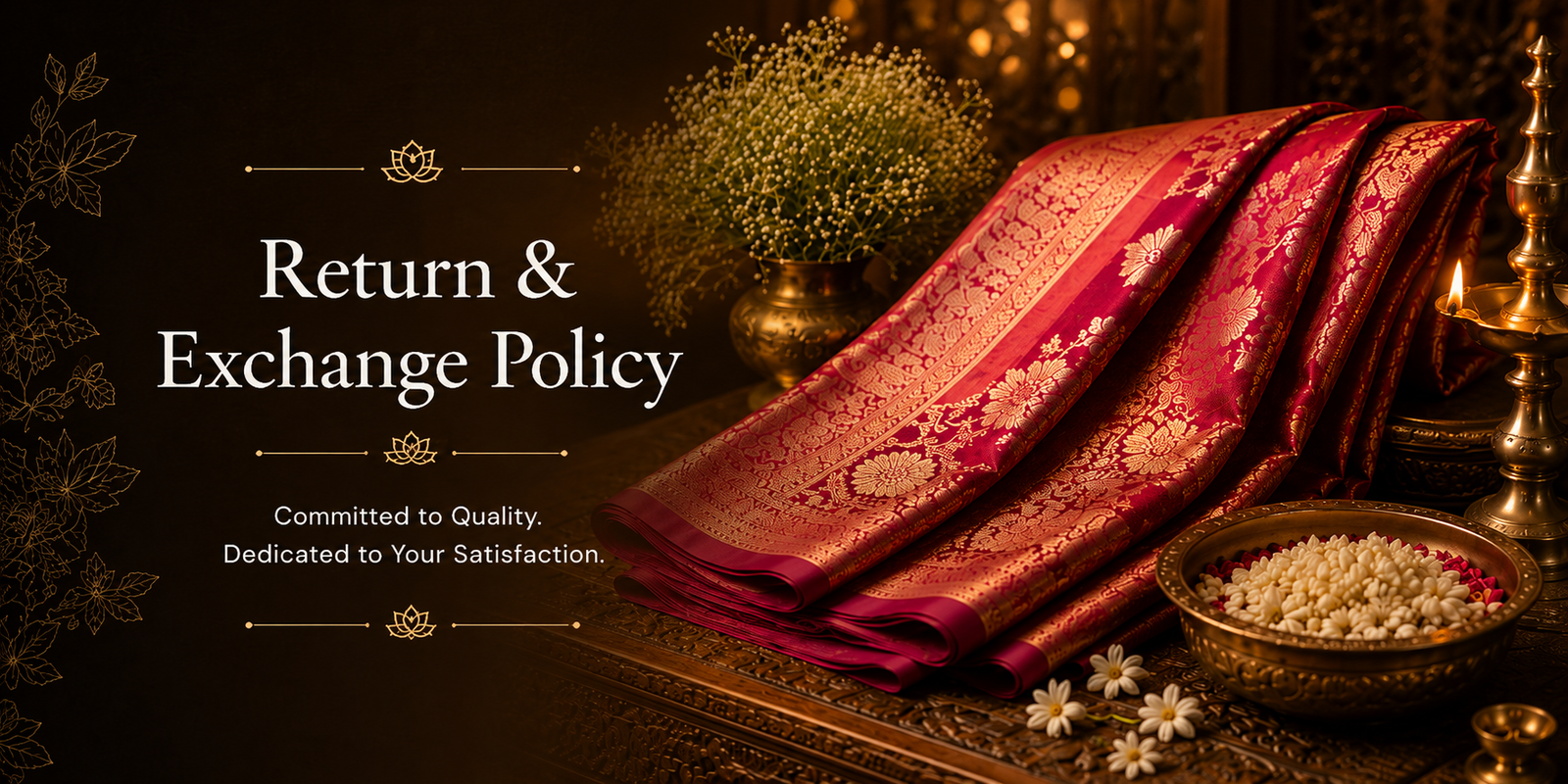 Refund and Returns Policy — Priya Silks, committed to quality and dedicated to your satisfaction